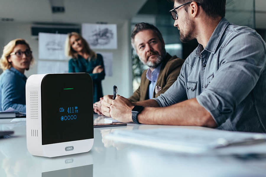 Új ABUS CO2WM110 AirSecure CO₂ érzékelő