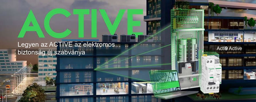 Acti9 Active ívzárlat-figyelő kínálat – Innovatív biztonsági megoldások