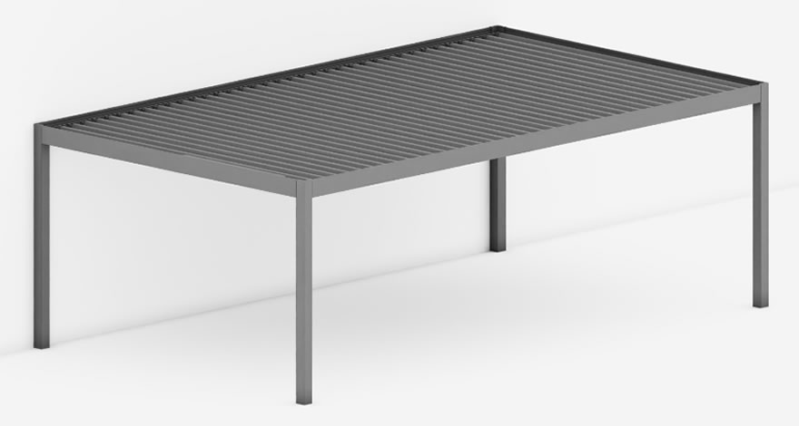Új Aliplast NUUN ECO pergola - szabadonálló kivitel Új Aliplast NUUN ECO pergola - szabadonálló kivitel