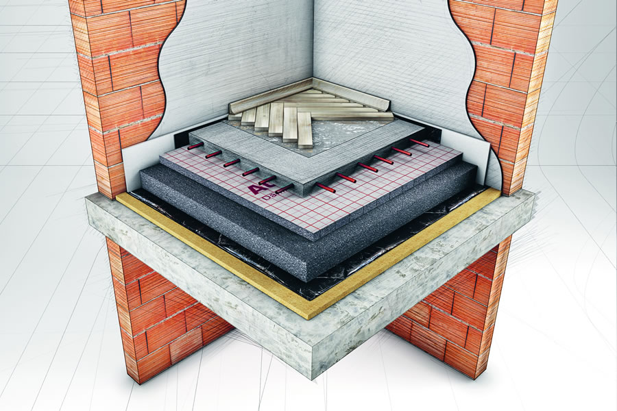 Új Austrotherm Trittschallrolle lépéshangszigetelő tekercs