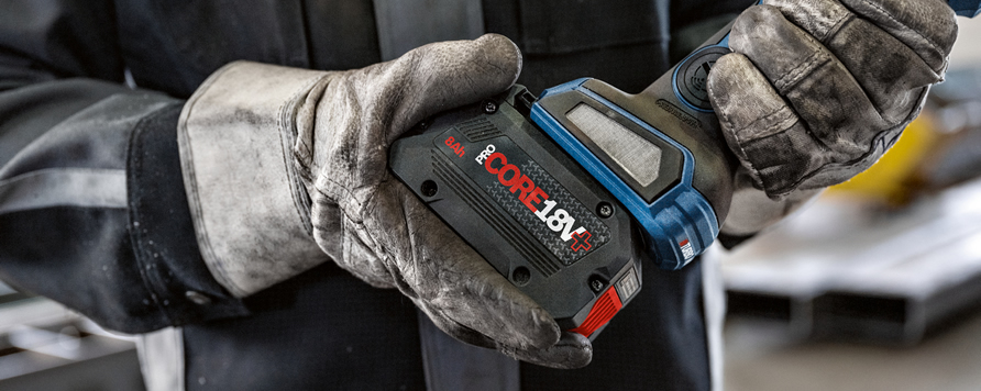 Bosch ProCore18V+ akkumulátor tabless technológiával