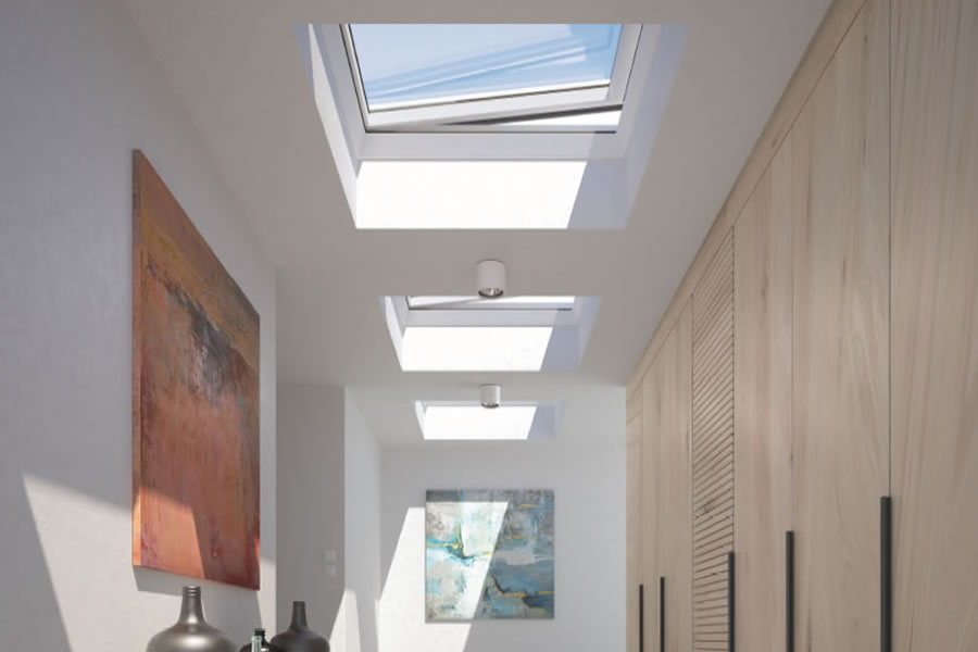 Új DAKEA Azure tetőablakok lapostetőre