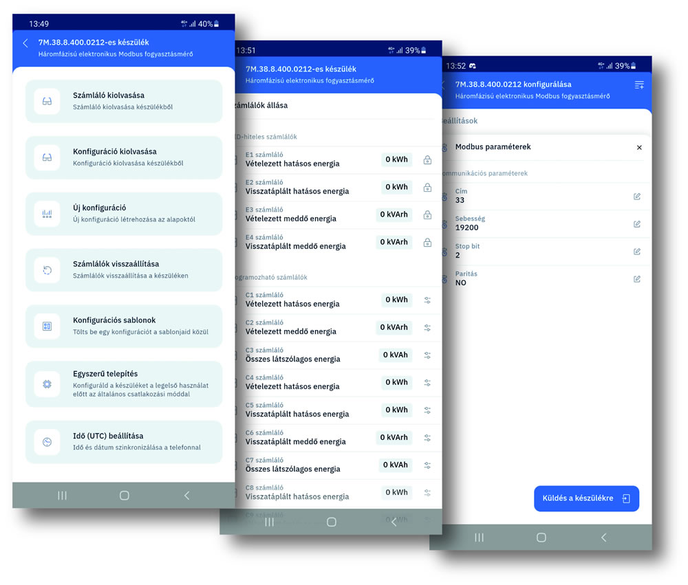 Finder Toolbox NFC applikáció Finder Toolbox NFC applikáció