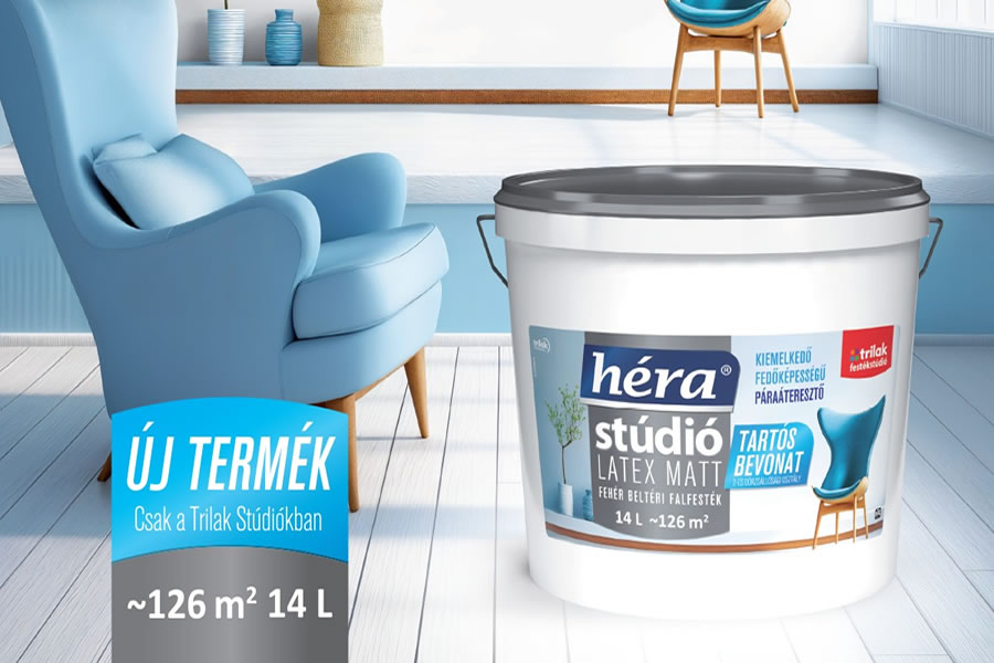 Új Héra Stúdió Latex Matt beltéri falfesték