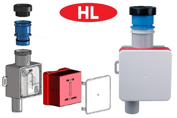 Új HL138H klímaszifon higiéniai adapterrel
