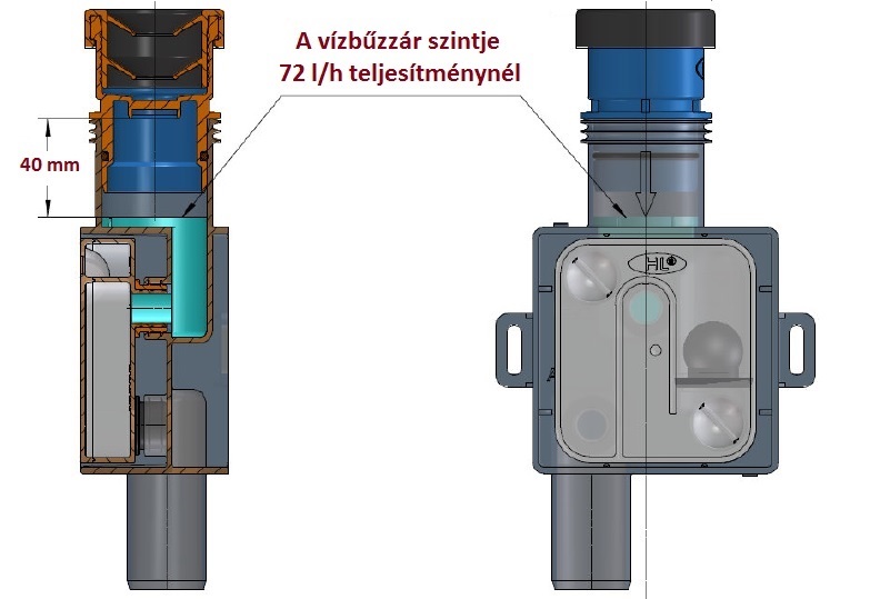 Új HL138H klímaszifon higiéniai adapterrel