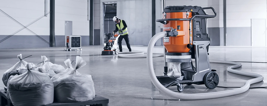 Új Husqvarna DE 130 H ipari porszívó