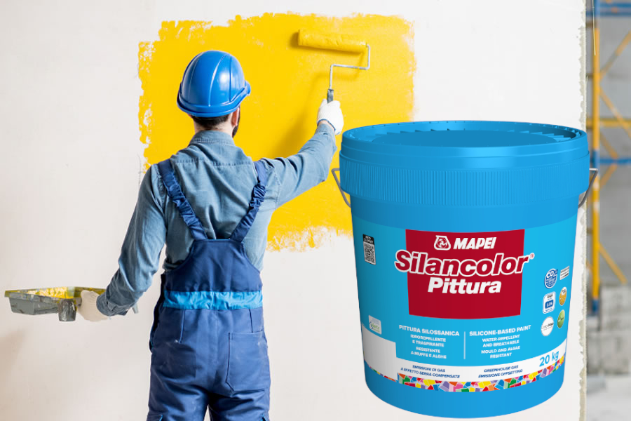 Új Mapei Silancolor Pittura kül- és beltéri falfesték