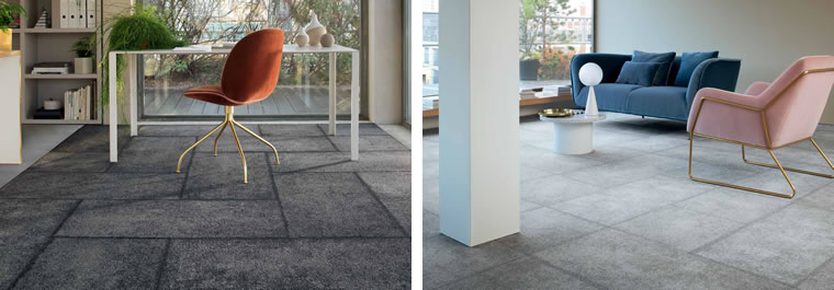 Új Milliken modulszőnyeg kollekció - Comfortable Concrete 2.0