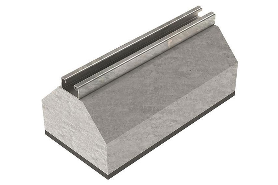 Új Niedax sík tetőfelületre vagy padlóra szerelhető betontömb