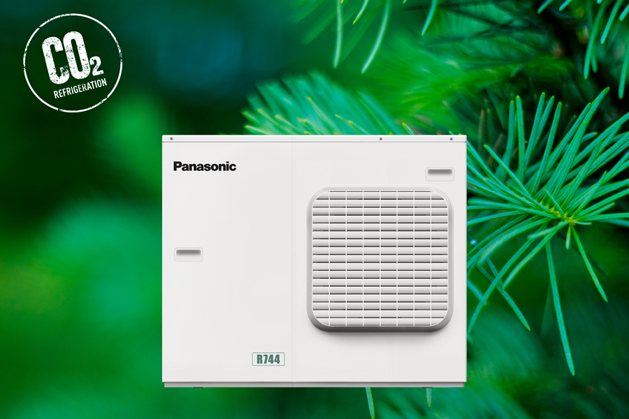 A Panasonic új és hatékony 4HP MT/LT CO2 kereskedelmi hűtős egysége