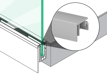 Q-railing Easy Glass Smart korlátrendszer