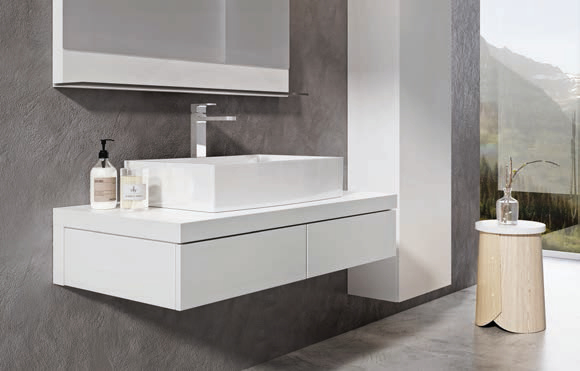 Az új RAVAK Formy bútorok tökéletes kiegészítői egy modern fürdőnek
