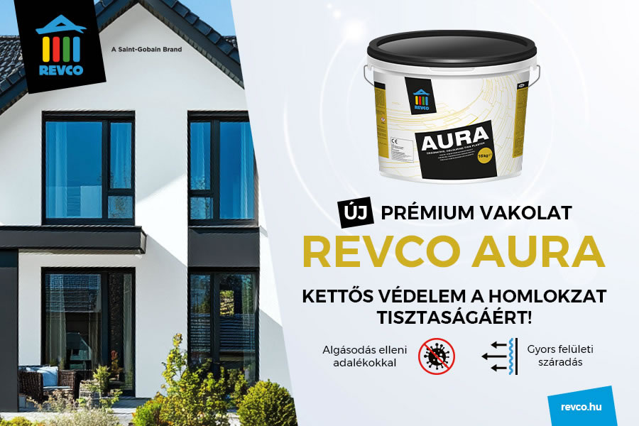 Új REVCO AURA prémium vakolat
