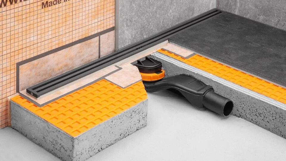 Új Schlüter®-KERDI-LINE-VARIO vonalmenti vízelvezetés
