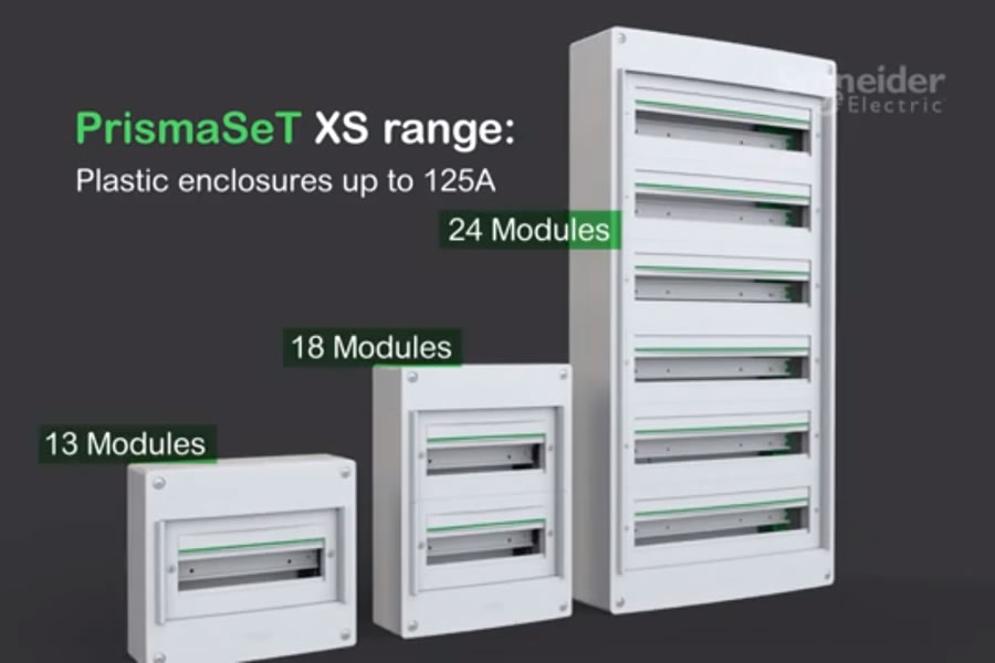 Új PrismaSeT XS műanyag szekrények a Schneider Electric kínálatában