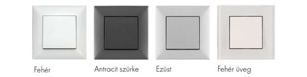 VISIO S 50 CLASSIC – színek (fehér, antracit, ezüst, üveg fehér) VISIO S 50 CLASSIC – színek (fehér, antracit, ezüst, üveg fehér)