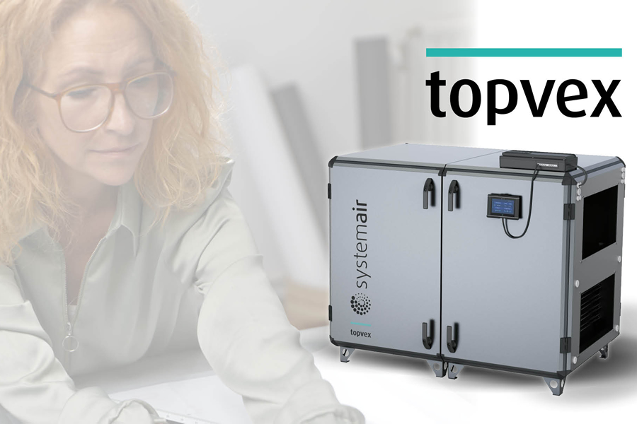 Új Topvex forgódobos kompakt légkezelők a Systemair termékpalettáján