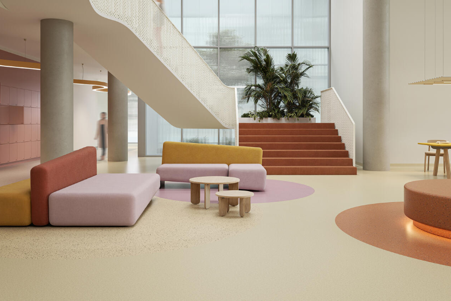 Új Tarkett iQ Motion homogén PVC padlóburkolat kollekció