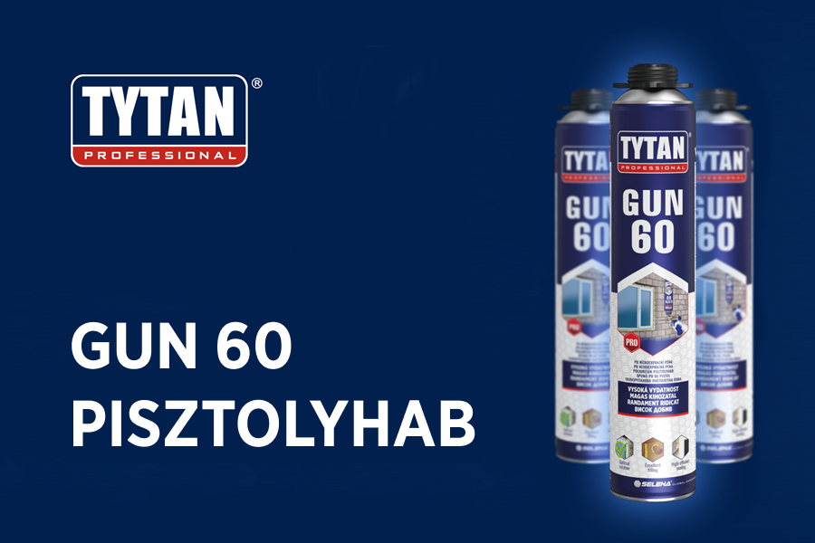 Új Tytan Professional GUN 60 pisztolyhab
