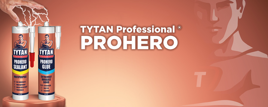 Új Tytan Professional PROHERO tömítők és ragasztók