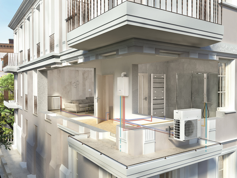 Fűtés és melegvíz előállítás az Immergas új VICTRIX Hybrid rendszerével