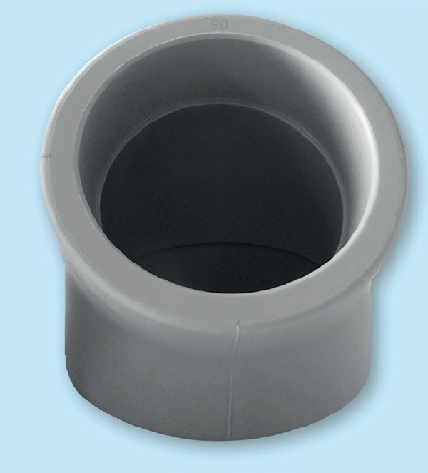 PP-RCT könyök idom – 45°, 90 mm PP-RCT könyök idom – 45°, 90 mm