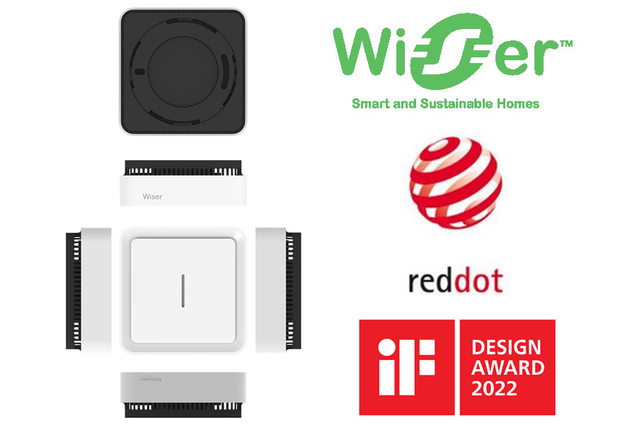 Wiser vezeték nélküli füstérzékelő design díjai
