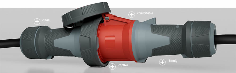 Mennekes PowerTOP® Xtra csatlakozók 16 és 32 A-es változatban