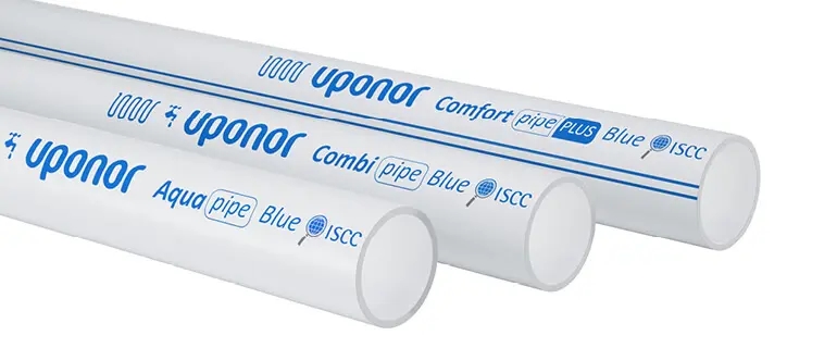 Uponor PEX Pipe Blue - A világ első bio-alapú PEX csöve
