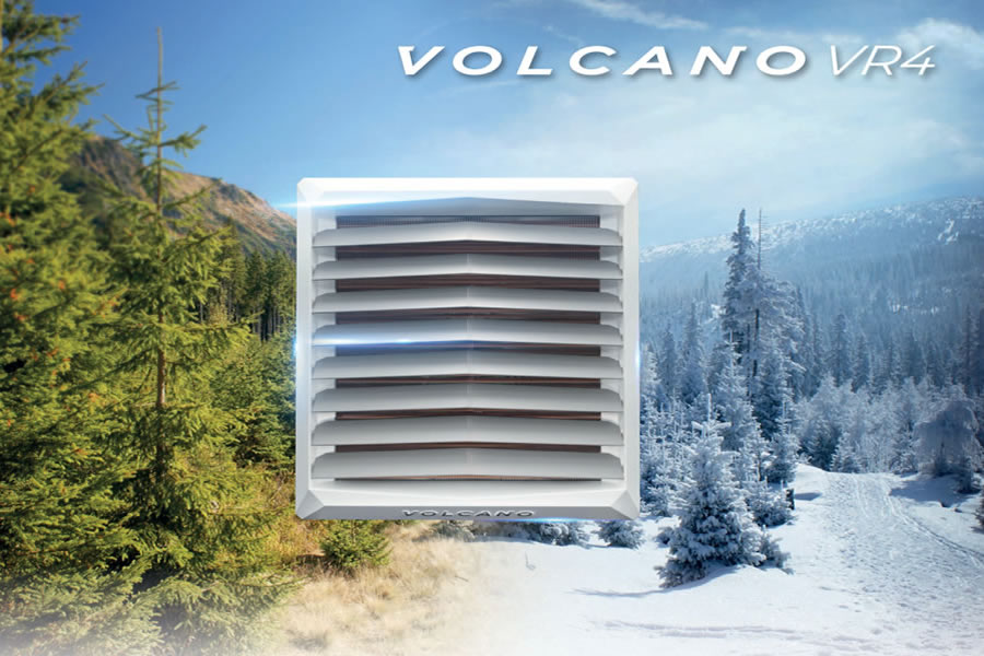 VOLCANO termoventilátorok hőszivattyús működésre és hűtésre optimalizálva