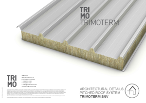 Trimoterm SNV - ferde tető csomópontok - tervezési segédlet