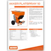 Mixer Flatspray 10 glett- és festékszórógép - műszaki adatlap