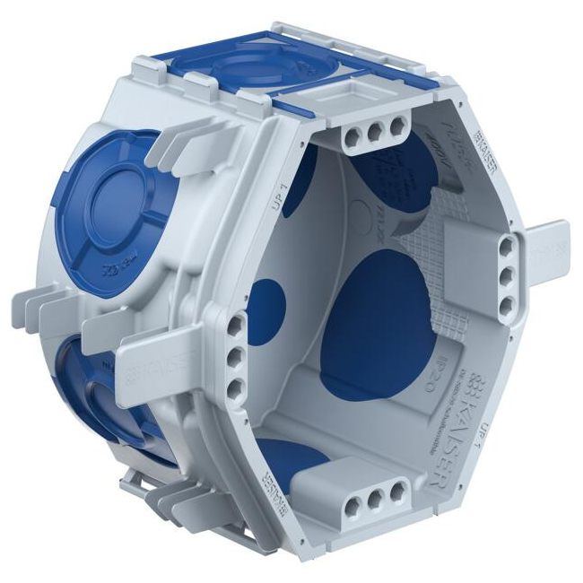 Kaiser 1055-26 UP¹ ECON Fix sorolható légtömör süllyesztett MÜDS szerelvénydoboz