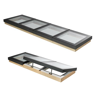 VELUX Commercial Linearlight moduláris felülvilágítók