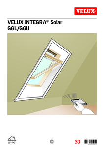 GGL napelemes tetőablak beépítési útmutató - szerelési útmutató