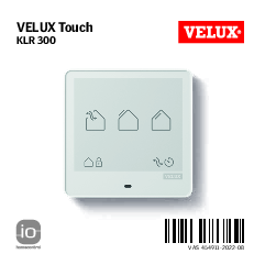 VELUX Touch KLR 300 telepítési útmutató - szerelési útmutató