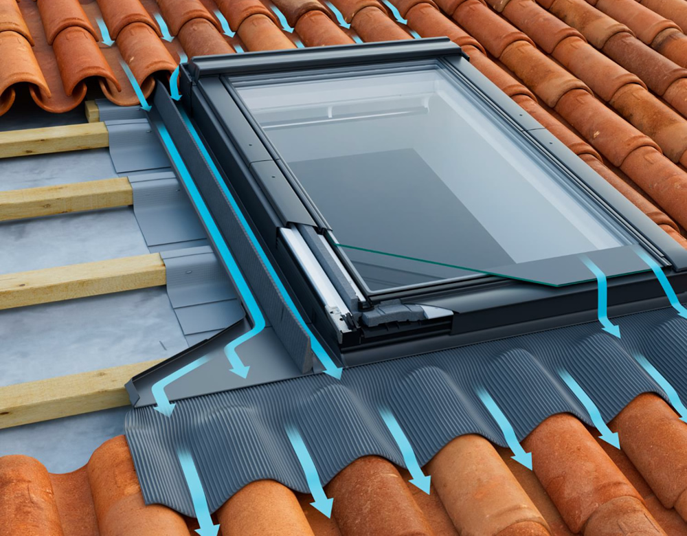 VELUX GBL billenő fa tetőtéri ablak felső kilinccsel