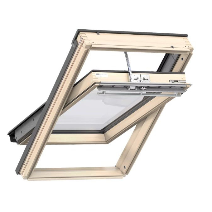 VELUX Standard elektromos, napelemes fa tetőtéri ablak