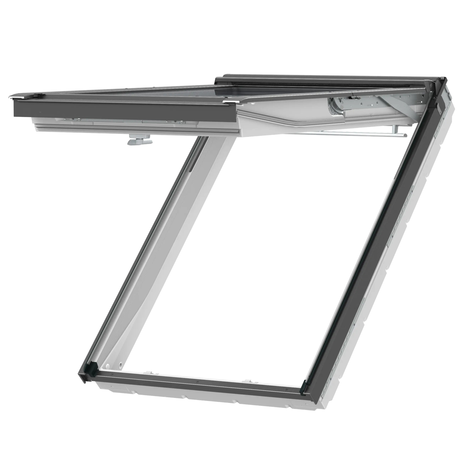 VELUX GNU Comfort felnyíló műanyag bevonatos tetőtéri ablak