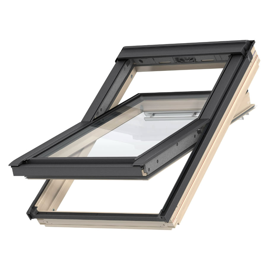 GLL 1064 Standard Plus felső kilincses fa tetőtéri ablak