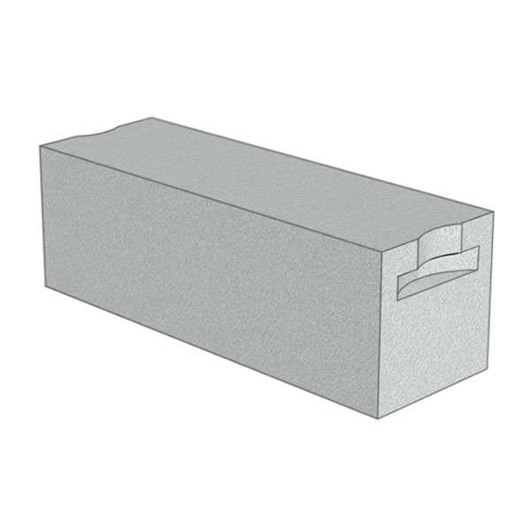 VIABLOKK D450/20 GT válaszfal elem markolattal (600x200x200 mm)