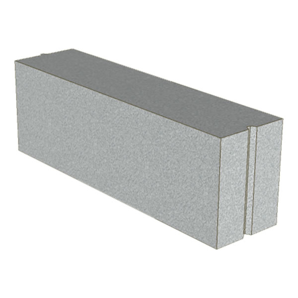VIABLOKK D500/15 NF válaszfal elem csap-horony kialakítással (600x200x150 mm)