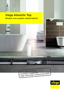 Viega Advantix padlóösszefolyók - általános termékismertető