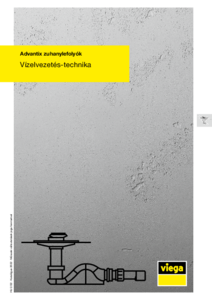 Viega Advantix zuhanylefolyók<br,Vízelvezetés-technika - részletes termékismertető