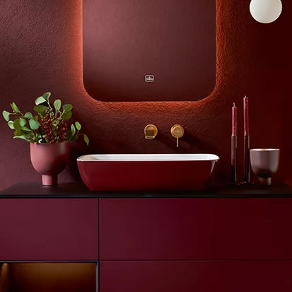 Villeroy & Boch Artis fürdőszobai kollekció - Bordeaux