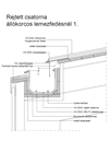 Rejtett csatorna állókorcos lemezfedésnél 1. - CAD fájl