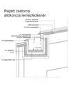 Rejtett csatorna állókorcos lemezfedésnél 3. - CAD fájl