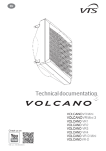 VOLCANO termoventilátorok – műszaki dokumentáció - részletes termékismertető