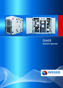 Weger DIWER moduláris légkezelők - általános termékismertető